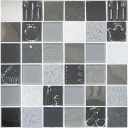 Mosavit Üvegmozaik Mosavit Kitchen gris 30x30 cm matt/fényes KITCHENGR (KITCHENGR)