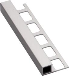 Havos Élvéd záróléc "négyszögletes" Havos, alumínium eloxált, hosszúság 250 cm, él magassága 10 mm, ALEH10250 (ALEH10250)