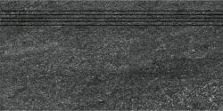RAKO Lépcső Rako Quarzit fekete 30x60 cm matt DCVSE739.1 (DCVSE739.1)