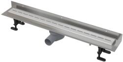 Alcadrain Zuhany lefolyó rozsdamentes acél, hosszúság 75 cm, magasság 13 cm, ALCAZLAB75LEM (ALCAZLAB75LEM)