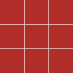 RAKO Mozaik Rako Color Two piros 10x10 cm matt GAA0K459.1 (21K4591)