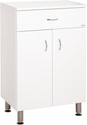 Keramia Fürdőszobaszekrény alacsony Keramia Pro 50x79x33, 3 cm fehér lesk PRON50DV (PRON50DV)