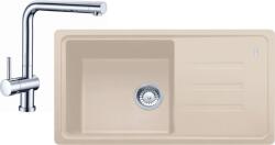 Franke G120 mosogatógarnitúra BSG 611-78/39 Sahara + keverő Samoa Chrom 114.0440. 883 (114.0440.883)
