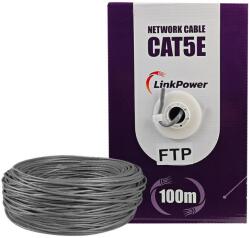 LinkPower Cablu FTP CAT5E Cupru LinkPower LINK-FTP-100, pret/100 m, gri (LINK-FTP-100)