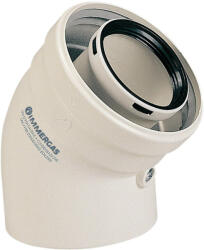 Immergas 80/125 PPs/ALU ív 45° (1db) (3.015248) (3.015248)