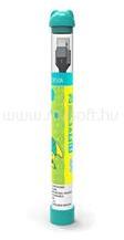 DEVIA ST101708 Gracious Tube USB/Lightning 1m-es fekete adat-és töltőkábel (ST101708) (ST101708)
