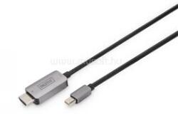 ASSMANN Digitus DB-340109-010-S video átalakító kábel Mini DisplayPort HDMI Fekete 1m (DB-340109-010-S) (DB-340109-010-S)