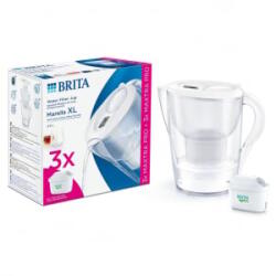 BRITA Marella XL vízszűrő kancsó 3.5 liter fehér + 3db Maxtra Pro szűrőbetét (1052782) (1052782)