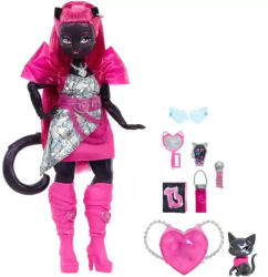 Mattel Monster High - Catty Noir baba cica kisállattal (HXH76) - morzsajatekbolt
