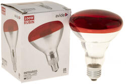 Avide E27 infra izzó 100W R95 220-240V piros (ASIR9527-100W-R)