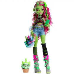 Mattel Monster High - Venus McFlytrap növénycica kisállattal (HRP81) - jatekbirodalom