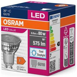 OSRAM LED Izzó PAR16 GU10/6, 9W/230V 6500K - Osram P225650 (P225650)