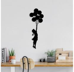 Asir Fali dekoráció 100x34 cm lány fém 891TNL2302 (AS1969)