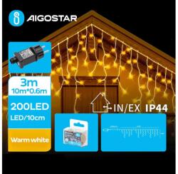 Aigostar B. V. Aigostar - LED Karácsonyi kültéri lánc 200xLED/8 funkció 13x0, 6m IP44 meleg fehér AI1409 (AI1409)