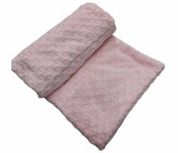 Vaganza takaró wellsoft dupla nyomott mintás 70x90cm Rózsaszín - babycenter-online