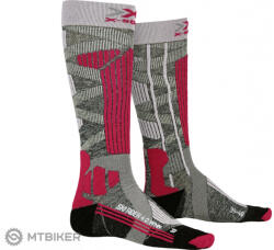 X-BIONIC SKI RIDER 4.0 női zokni, szürke/piros (35/36)