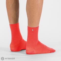 Sportful MATCHY WOOL női zokni, piros grapefruit (L/XL (EU 39-41))