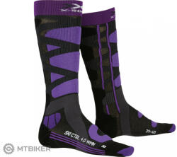 X-BIONIC SKI CONTROL 4.0 női zokni, fekete/lila (41/42)