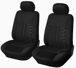 Autolife 2DB-os Univerzális üléshuzat 1+1 - Légzsákos - fekete-fekete (01105_alf)