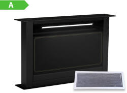 Klarstein Victoria Downdraft hotă, 60 cm, A, 8 niveluri + boost, până la 713, 8 m³/h, 120 W (CGCH3-Vic. Downdr-60B) (CGCH3-Vic.Downdr-60B) - klarstein