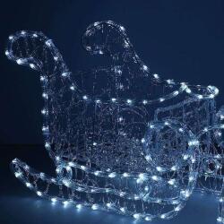 Karácsonyi LED Rénszarvas Szánnal - 150cm (CL1223)