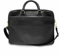 GUESS Saffiano Script Notebook Táska - 15", Fekete
