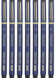 Deli 7db/csomag fekete rajzmarker készlet (DEQ909) - tintasziget