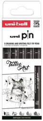 uni Pin Tattoo Art 5 darabos rajzmarker készlet (2UPIN5PASP018) - tintasziget