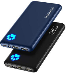  INIU Power Bank, 2 darabos 10000 mAh vékony és könnyű USB C kimenetü Power Bank, 3A külső akkumulátor