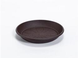 Plastia Azalea cserépalátét 24 cm csokoládé szín