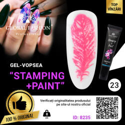 Global Fashion Gel paint pentru stamping și pictură Global Fashion, 8 ml, 23