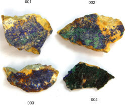  Azurit cu Malachit Mineral Natural Maroc 62-116 x 31-85 x 17-52 mm - (XXL) - 1 Buc