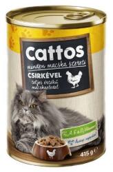 Cattos csirkés macskakonzerv - felnőtt macskáknak, 415 g