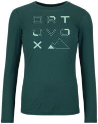 Ortovox 185 Merino Brand Outline Long Sleeve Women's (OVX-83067DP_L)