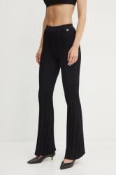 Marciano Guess nadrág CARRIE női, fekete, magas derekú trapéz, 4BGB14 5681Z - fekete L