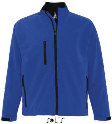 Sol'S Férfi RELAX vastag 3 rétegű softshell dzseki, SOL'S SO46600, Royal Blue-XL (so46600ro-xl)