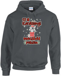  Ez a karácsonyi macskás pulcsim - Unisex Kapucnis Pulóver (kukpul24-84)