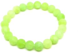 R. M. ékszer Jáde szinezett matt zöld golyó karkötő 8mm (059800)