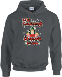 Gildan Ez a karácsonyi filmezős pulcsim - Unisex Kapucnis Pulóver (588197)