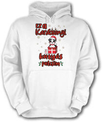  Ez a karácsonyi kutyás pulcsim - Unisex Kapucnis Pulóver (366986)