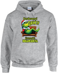  Grincs üzemmód bekapcsolva - Unisex Kapucnis Pulóver (kukpul24-43)