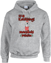  Ez a karácsonyi macskás pulcsim - Unisex Kapucnis Pulóver (792940)