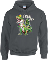  Tree Rex - Unisex Kapucnis Pulóver (kukpul24-148)