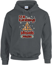  Ez a karácsonyi sütizős pulcsim - Unisex Kapucnis Pulóver (600481)