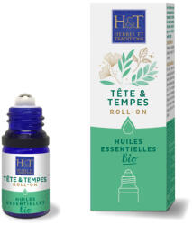Herbes et Traditions Mix de 5 uleiuri esentiale, cap si tample, roll-on 5ml
