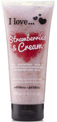 I Love Cosmetics Strawberry & Cream ексфолиращо смути за тяло за жени 200 мл