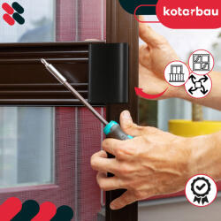 KOTARBAU Mânere de balcon pentru ușă fereastră - Culoare negru (ZSY0012)