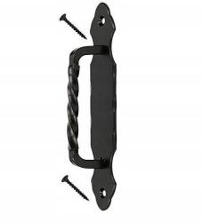 KOTARBAU Mâner de ușă antaba forjat negru 190 mm (ZSY0524)