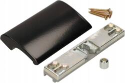Kotarbau Zăvor balcoane mânere uși încuietoare paletă din aluminiu - Culoare neagră (H020)