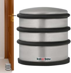 KOTARBAU Opritor de ușă de sine stătător argintie 7 cm (D743)